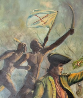 N’Zinga Leading the War Against the Advance of Portuguese Colonization