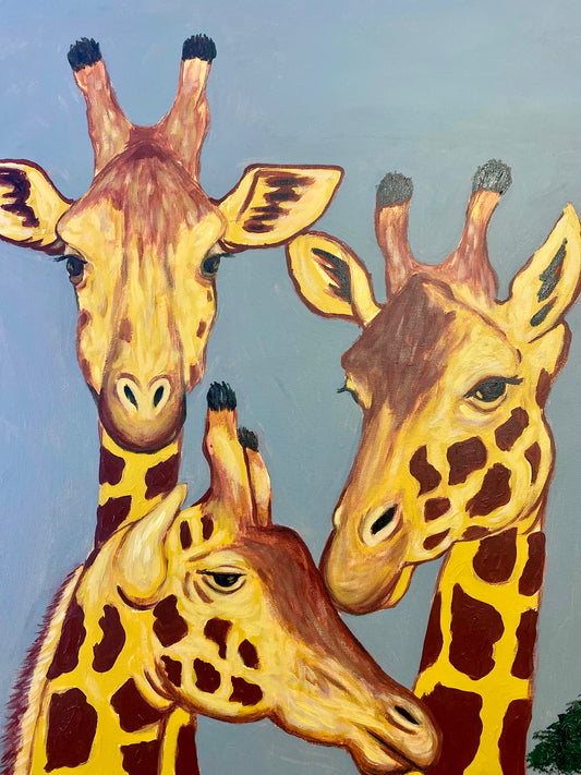 Giraffe family