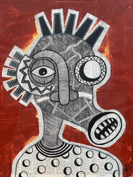 Nkulu Meso (The Guardian of the Unfinished Gaze)