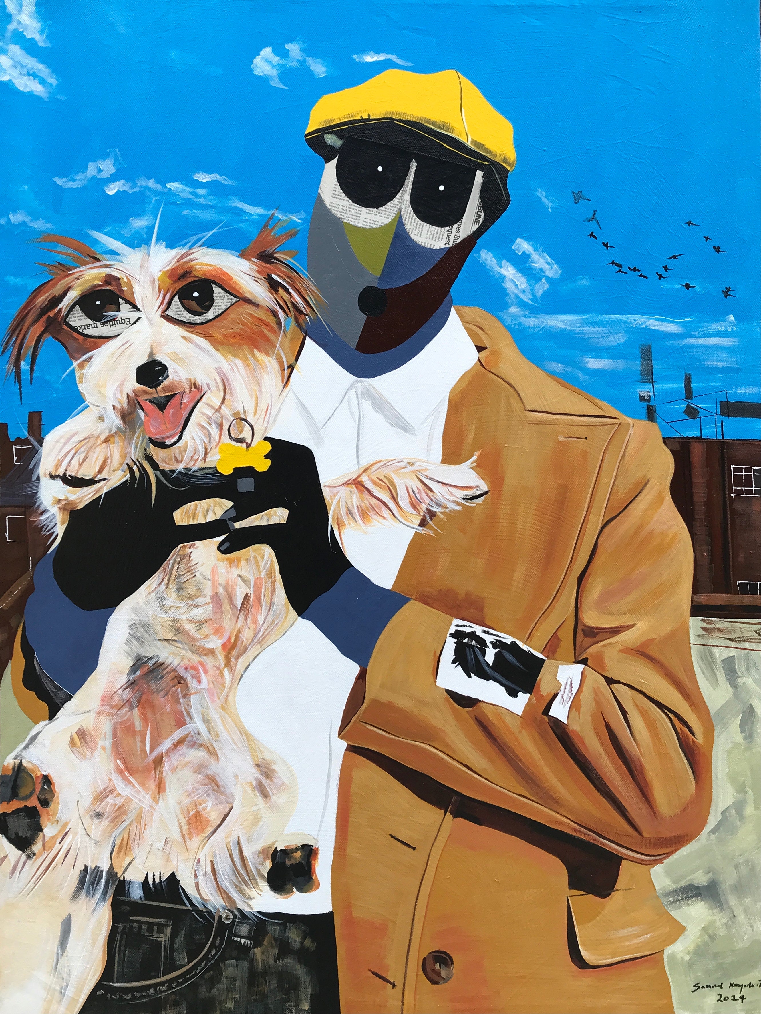 Playful Friends (2024) | Figurative Portraiture Painting