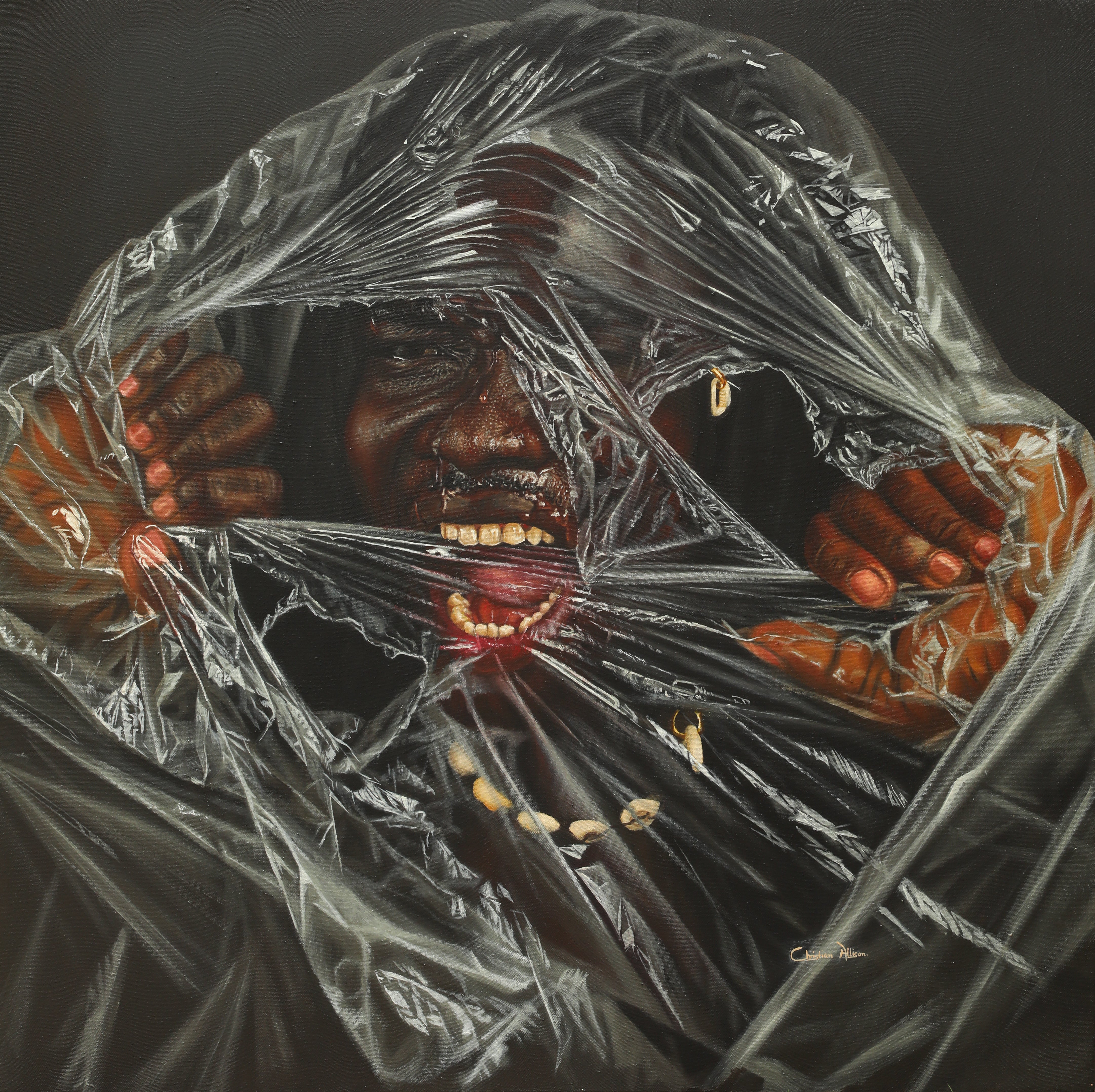 The Purge, Painting by Christian Allison | AFRIKANIZM ART