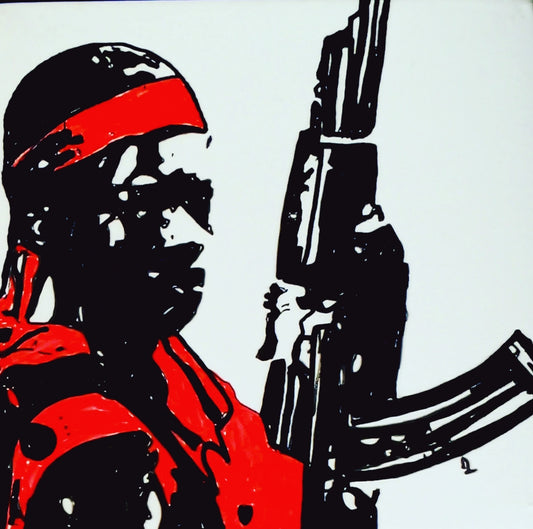 Plastic Water Bottle Soldier's VII