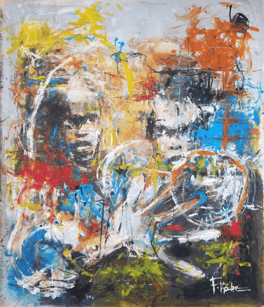 Câlins de retrouvailles Fidèle Kabre - Afrikanizm