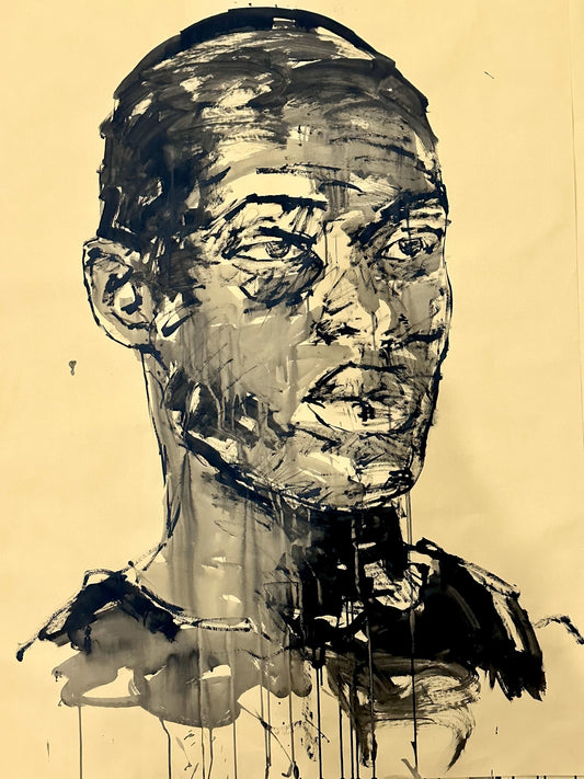 Photographic artwork titled "Trunk – 10th São Tomé Biennial I" by Kiluanji Kia Henda, created in 2024 and presented by Afrikanizm. Fine art photography reflecting contemporary African narratives.