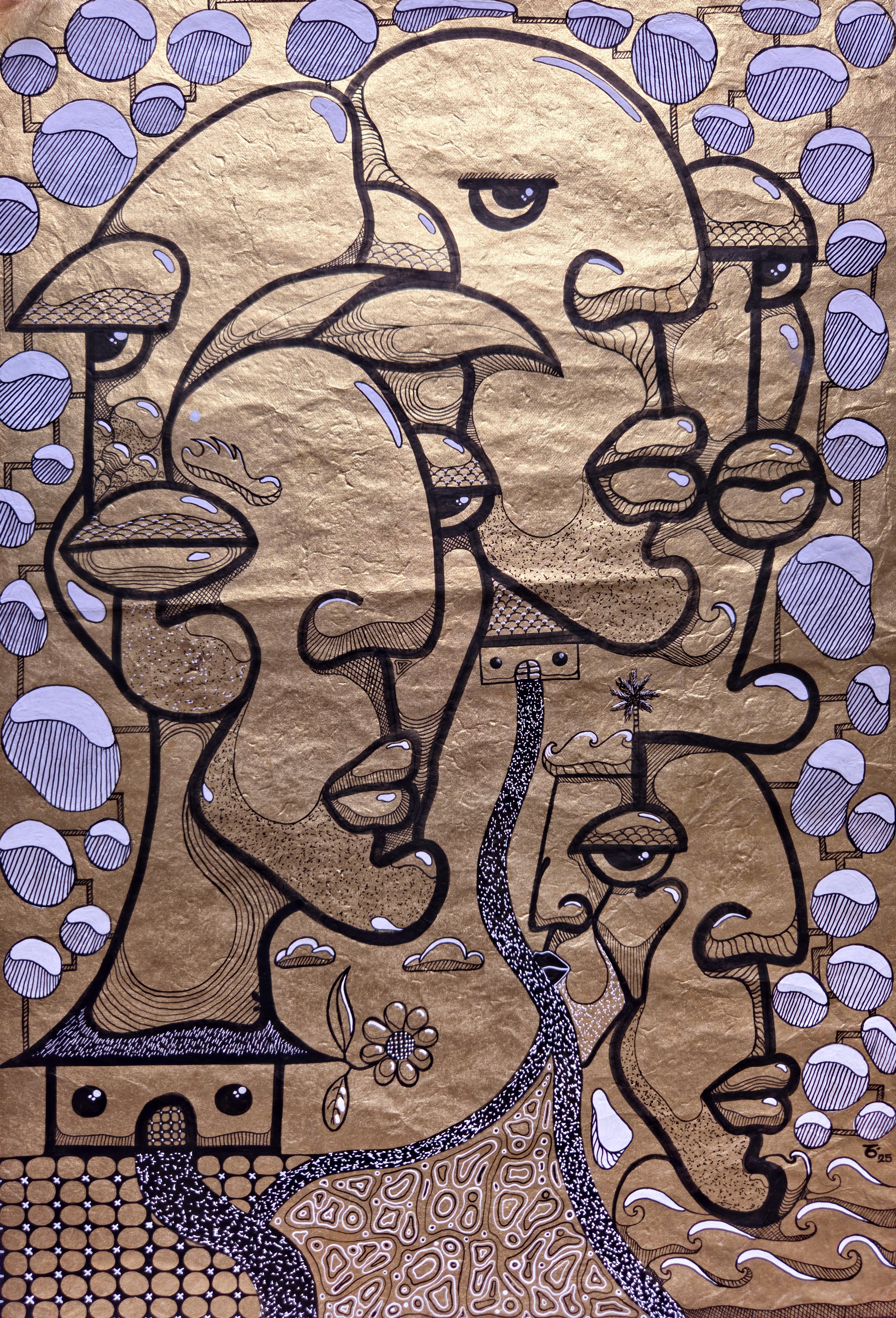 Atmosphere, Painting by Chris Tó Inácio | AFRIKANIZM ART