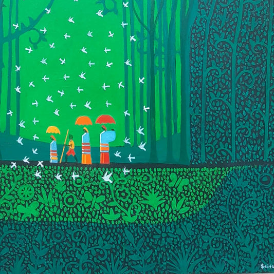 Dream Walk in Emerald Light