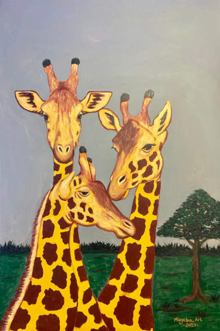 Giraffe family