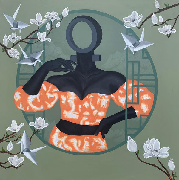 Magnolias and Cranes