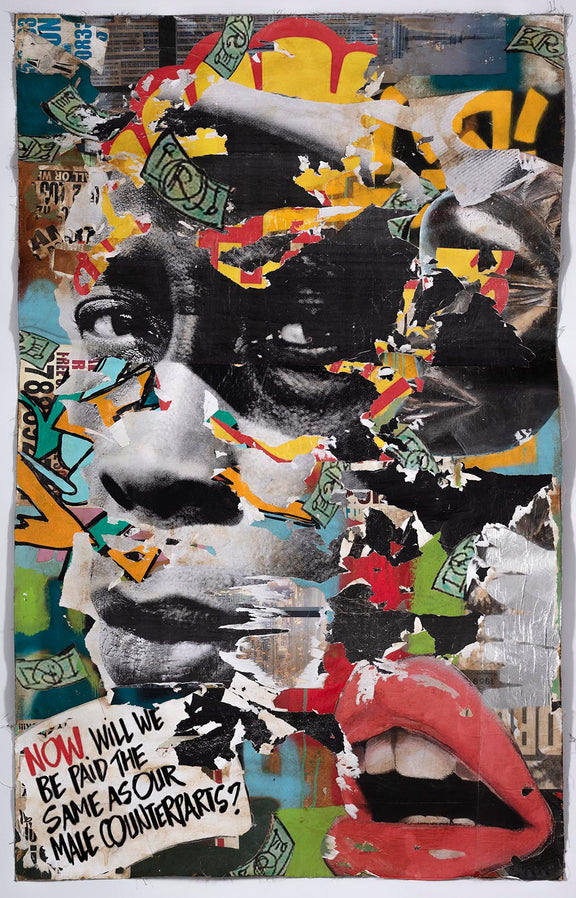 Shell Shock (2022) | Pop Art Conceptual Collage – AFRIKANIZM ART